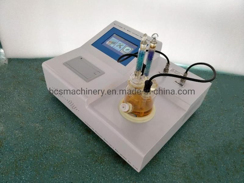 Karl Fischer Moisture Titrator for Insulating Oil Transformer Oil Analysis