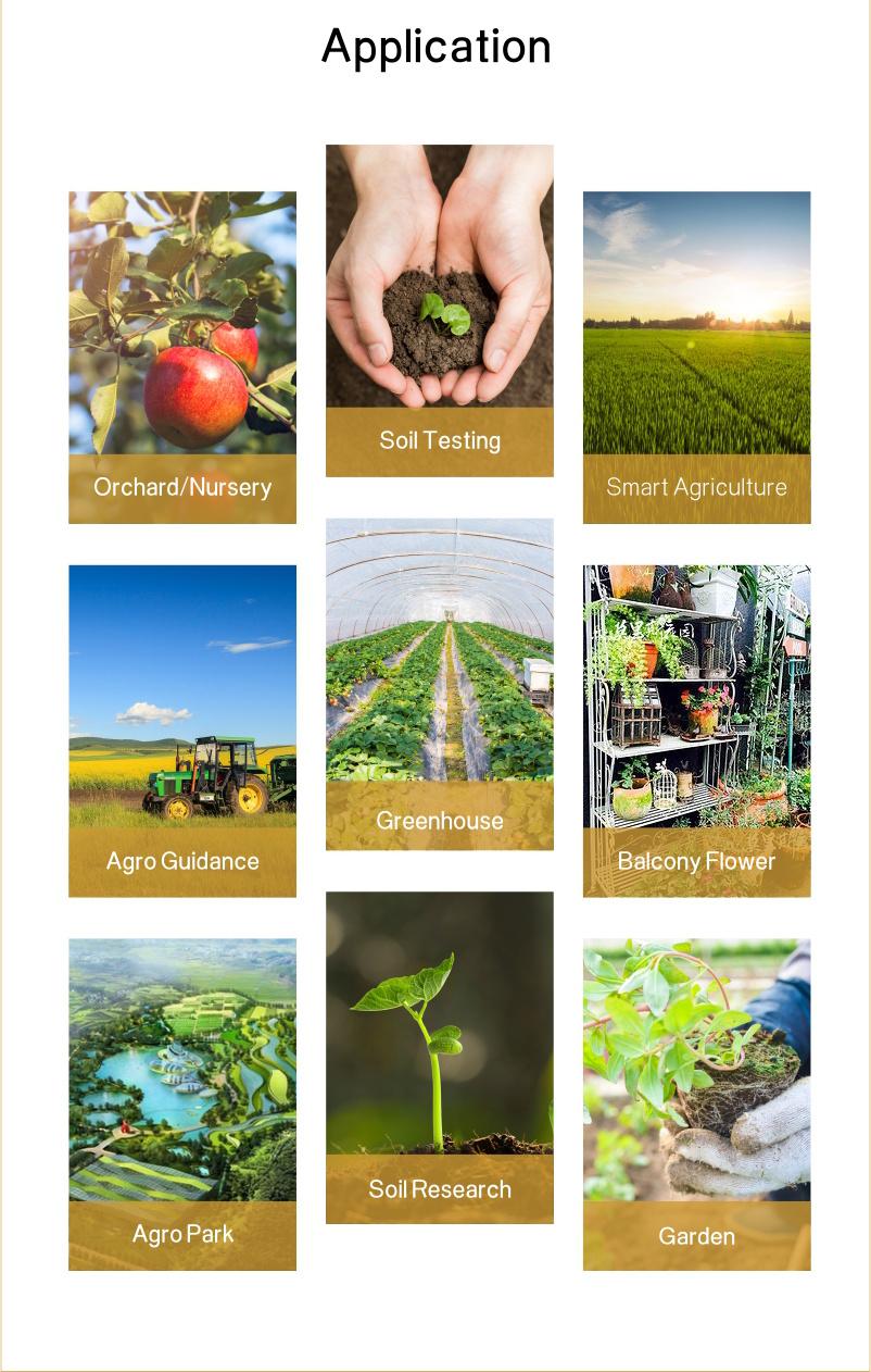 7 in 1 Soil Nutrient Test Kits with NPK pH Moisture Ec and Soil Temperature Sensors
