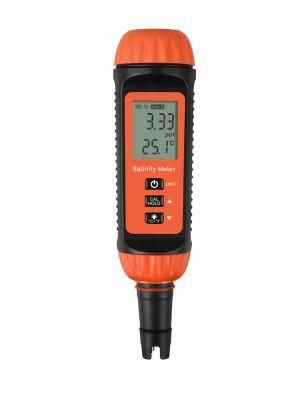 Digital Salinity Ppm Temperature Tester for Salt Water Pool and Koi Fish Pond