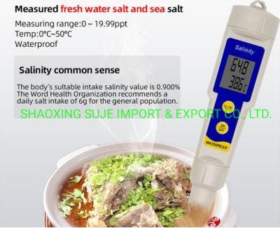 Digital Water Quality Measurement Salinity Meter TDS and Temperature