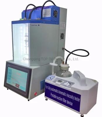 Vst-8000 Fully Automatic Kinematic Viscosity Tester Big Screen Display