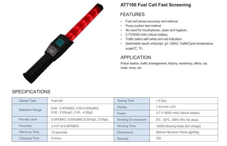 Professional Traffic-Management Alcohol Analyzer Digital Accurate Alcohol Tester in Japan