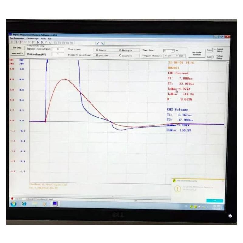 Combination Wave Test System Impulse Current Voltage Test Set