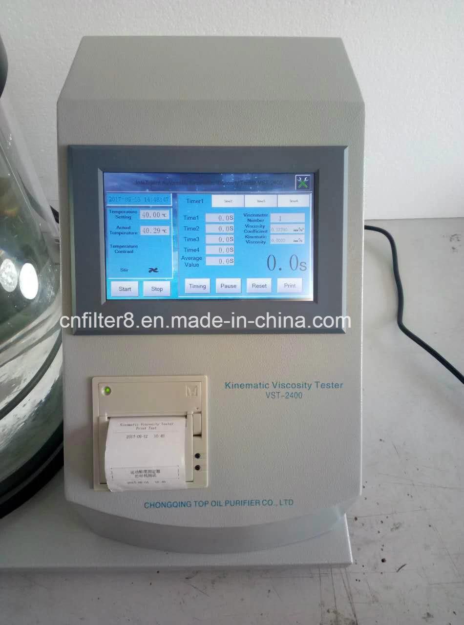 Lube Engine Oil Kinematic Viscosity and Viscosity Index Tester (VST-2400)