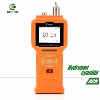 Hand Held Mini Hydrogen Cyanide Gas Monitor with Pump (HCN)