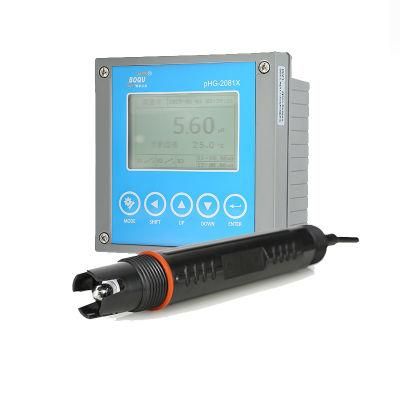 Boqu Phg-2081X with Wider Power 90-260VAC and Two Ways 4-20mA Output Wall Mounted for Water Application Online pH Meter