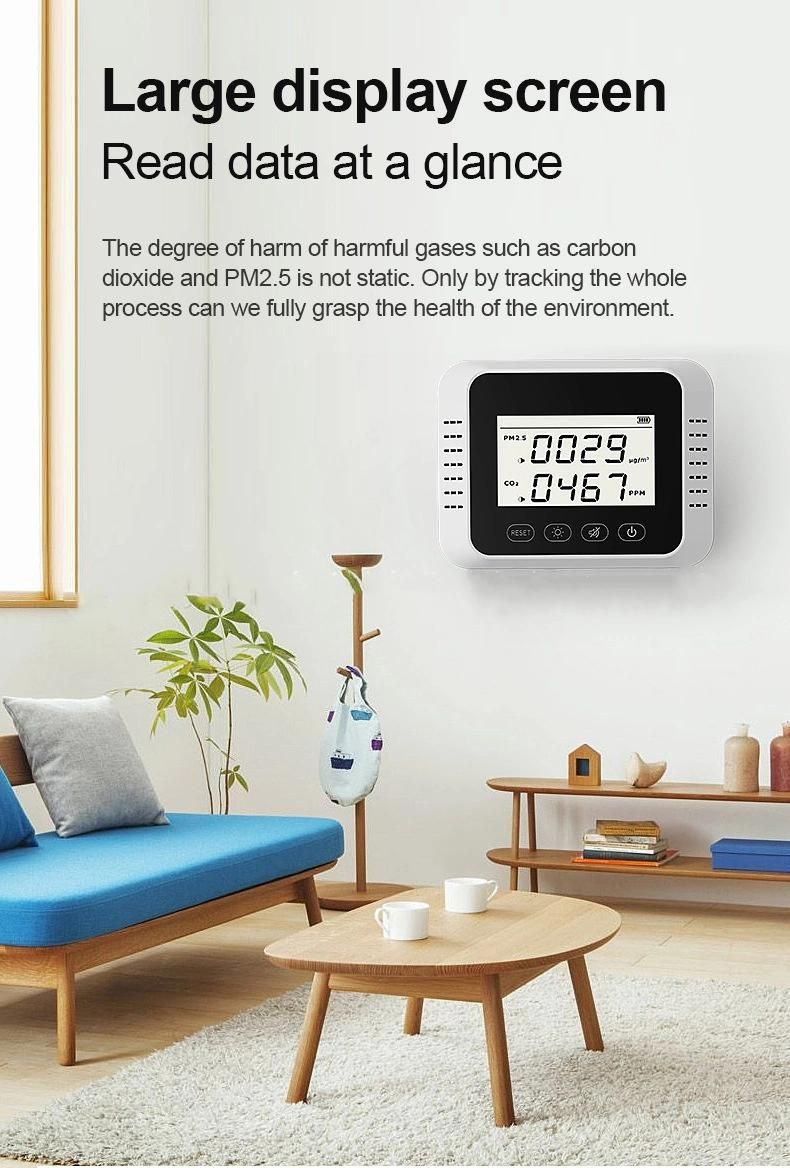 Carbon Dioxide Detector CO2 Meter Ppm Meter Air Quality Analyzer