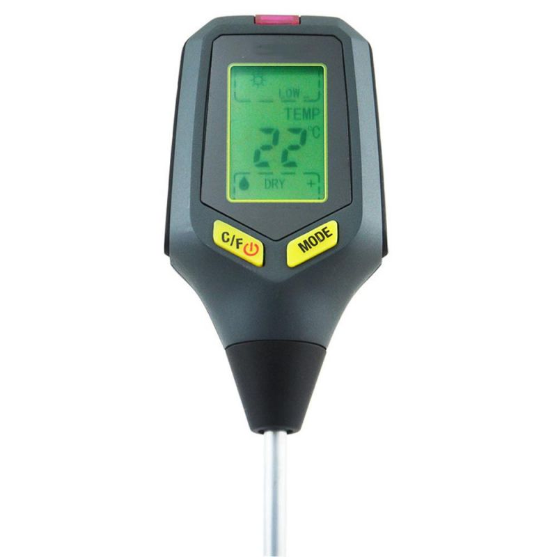 5 in 1 Soil Moisture Salty Humidity pH Plant Monitoring Tester Survey Instrument