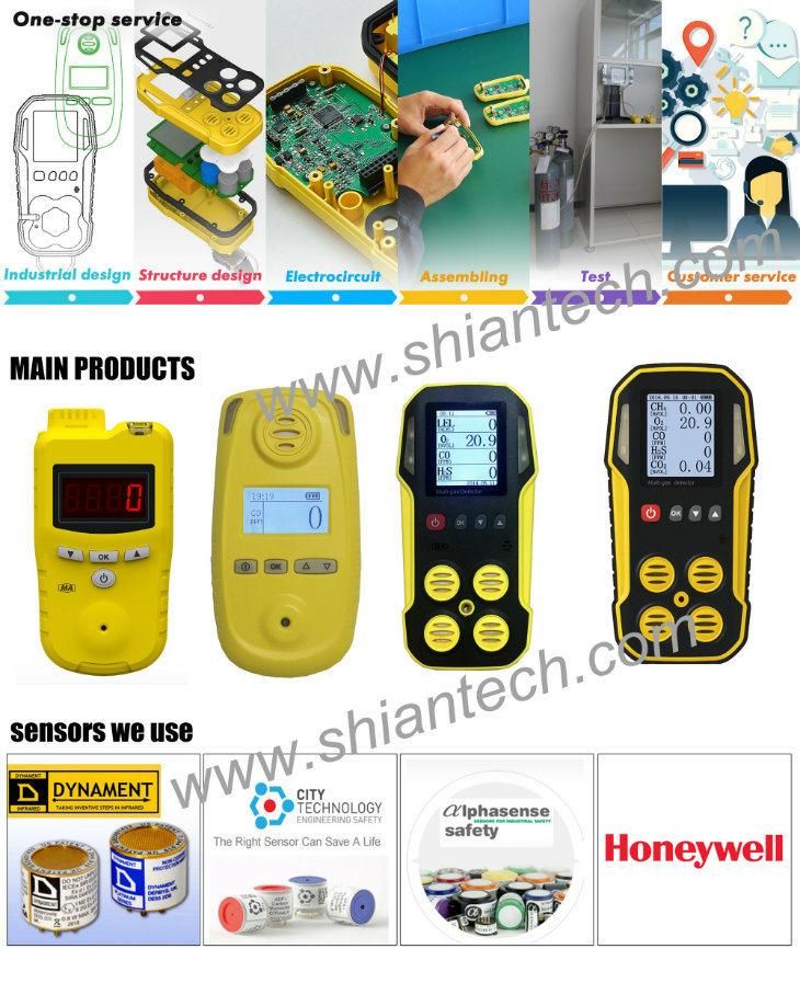 Large LCD Display H2s Gas Sulfide Sulfide Gas Monitor Clh100