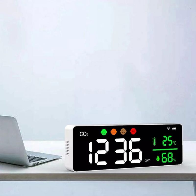 Household Portable Indoor Air Sensor Monitor CO2 Meter