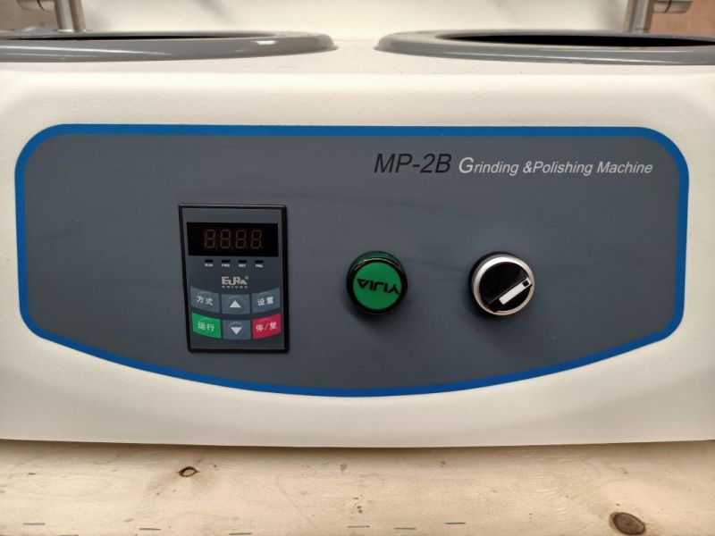 MP-2b Metallographic Specimen Grinding Polishing Machine Semi Auto with Double Discs