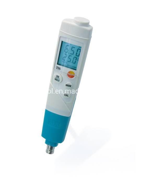 Testo 206-pH3 External pH Probe Can Be Connected pH Meter Measuring Instrument