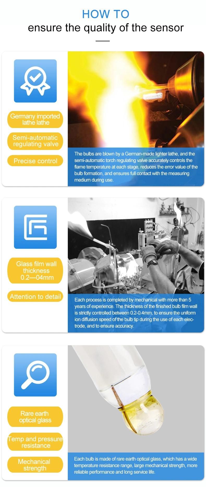 pH TDS and Tempurture Inline pH Measurement