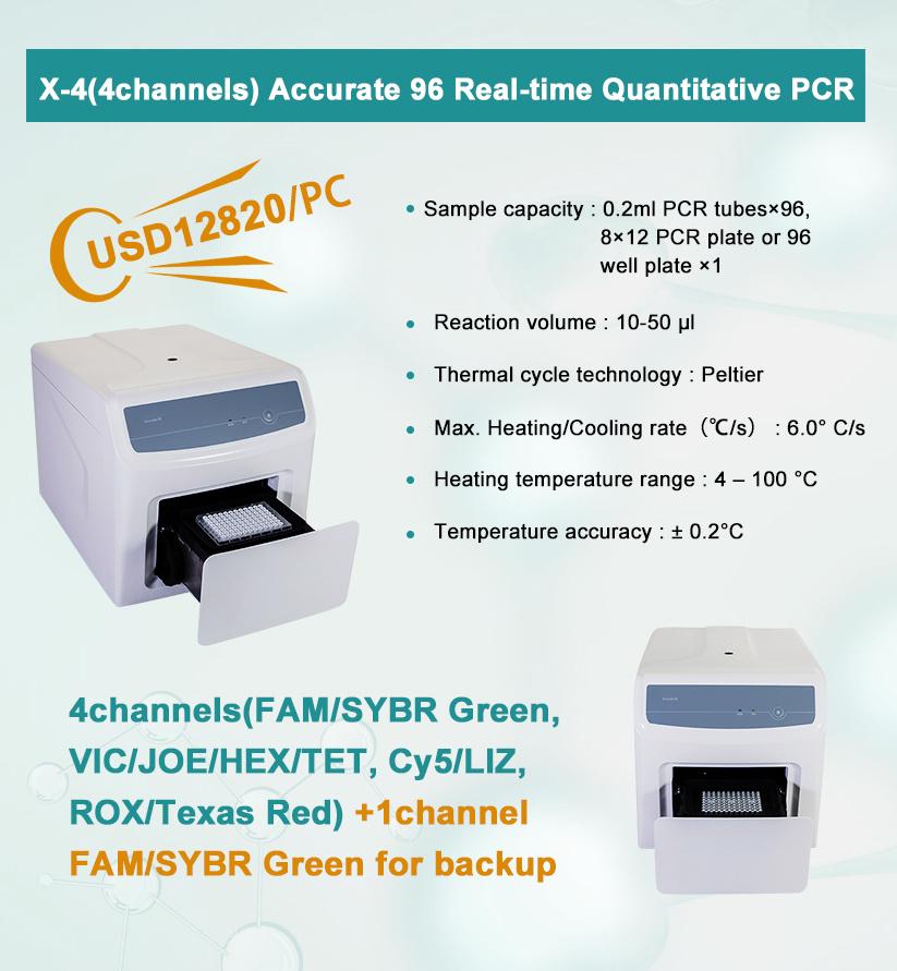 Get3X 3blocks 3× (32× 0.2ml) Gradient PCR Gene Amplification Instrument