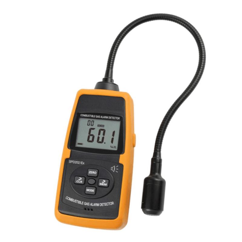 Methane Gas Detector with Sound & Light Alarm 0-10000ppm 0-20% Gas Aalyzing Tools