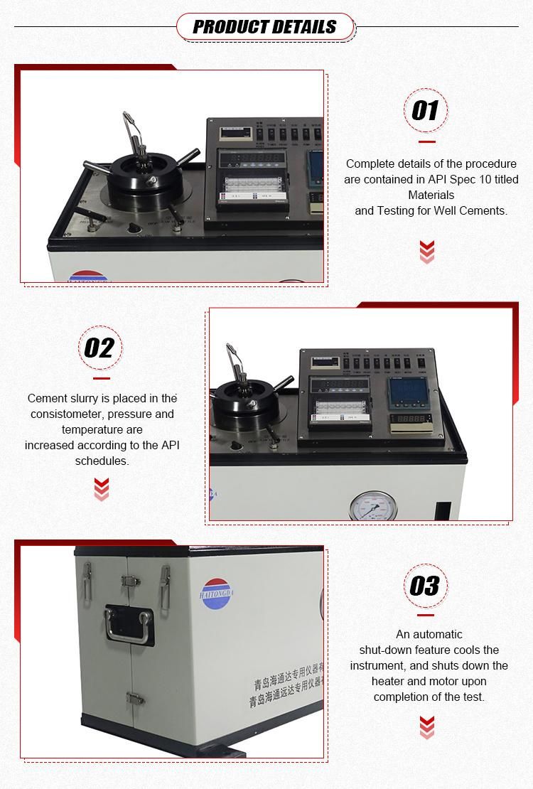 Portable HPHT Consistometer for drilling fluid testing / feild or lab