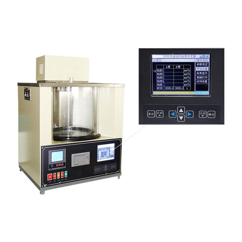 Sy-265h Petroleum Products High Precision Intelligent Kinematic Viscometer