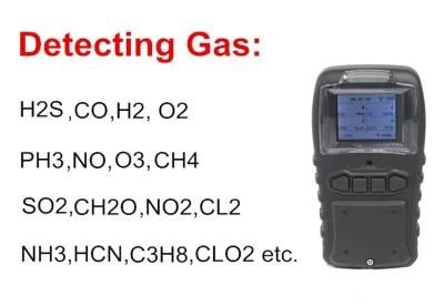 4 in 1 Gas Detector with Sampling Pump for Closed Chamber Suck out The Gas