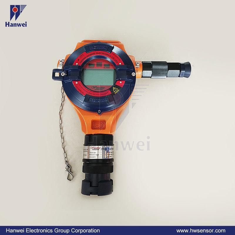 4-20mA LCD Displayed 0-1000ppm Co Fixed Gas Detector for Steel Industries