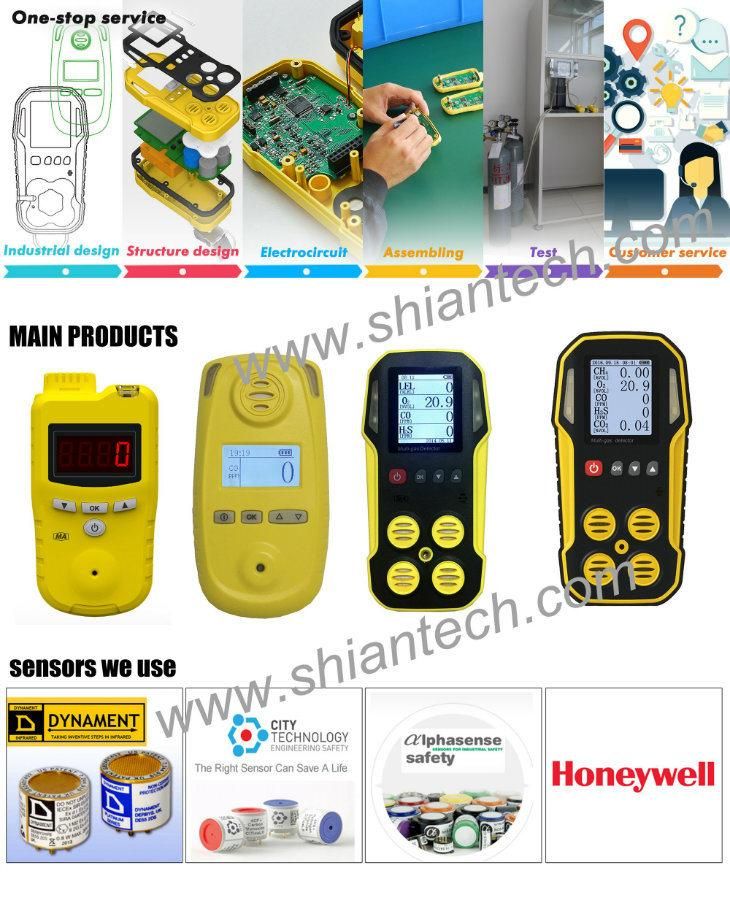 Hydrogen Sulfide Detector Portable H2s Gas Alert with LCD Display