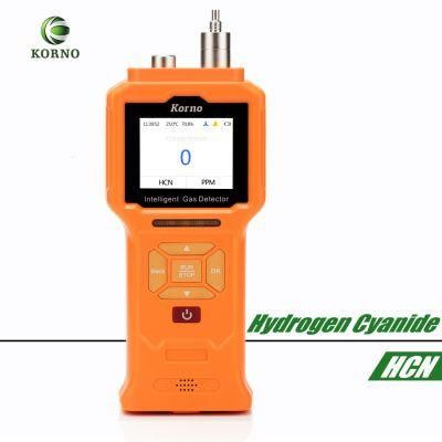 Hcn Gas Detector Hydrogen Cyanide Portable Gas Detector with Alarm