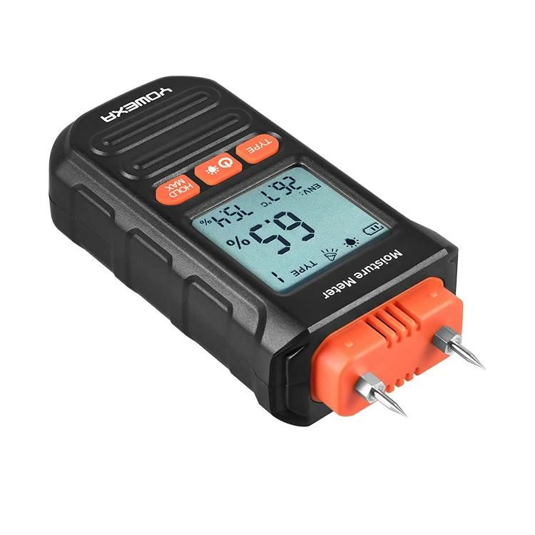 Yw-212 Digital Damp Moisture Tester Backlight Pin Type Wood Humidity Meter