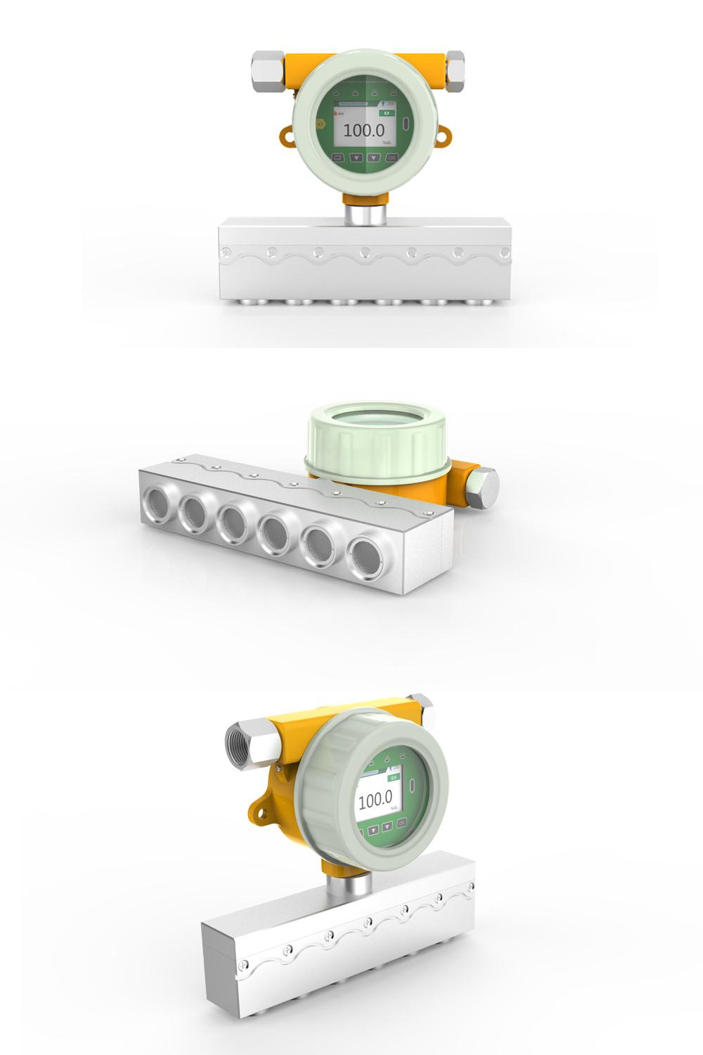 CE Certificate 6 in 1 Online Multi Gas Analyzer Fixed Multi Gas Detector Cpmbustible and Toxic Detector Lel/Co/O2/H2s/CO2/Voc