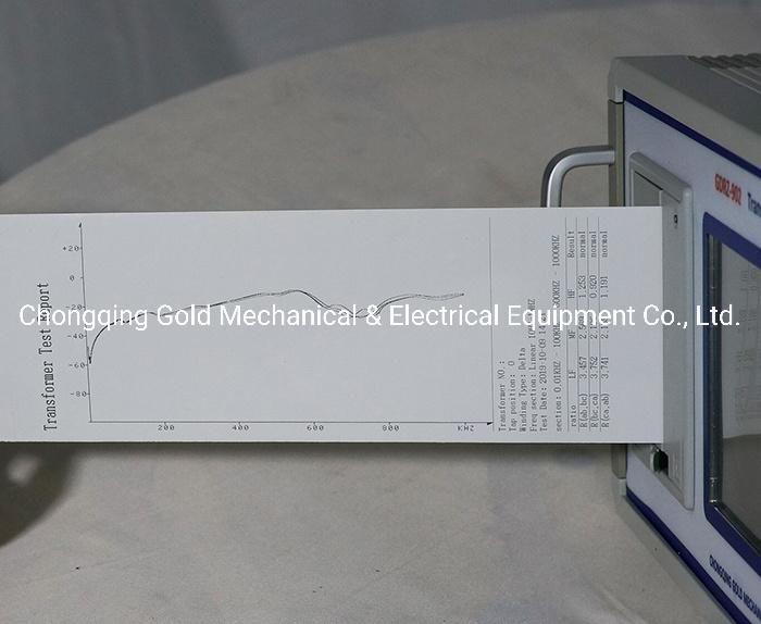 Fully-Automatic Transformer Frequency Response Tester Sfra Analyzer