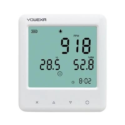 Indoor CO2 Temperature Humidity Sensor Recorder Data Logger Air Quality Monitor Meter
