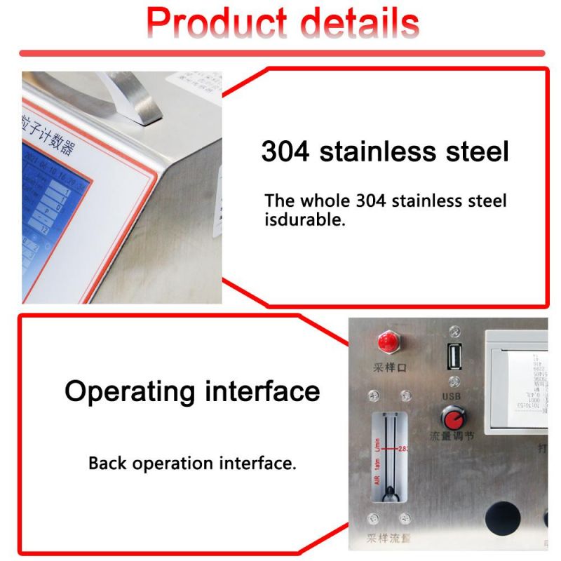 Y09-301AC/DC 2.83L/Min Laser Airborne Particle Counter