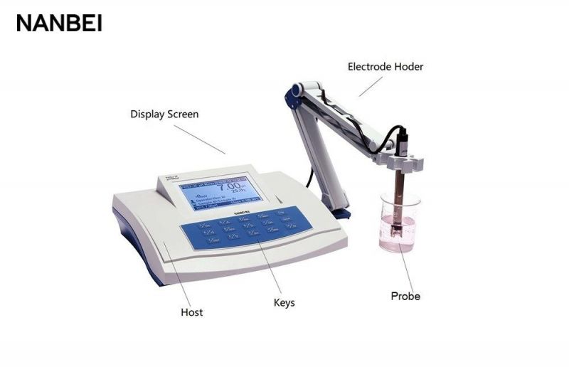 Cheap Tabletop Ion Meter with pH Temperature Function