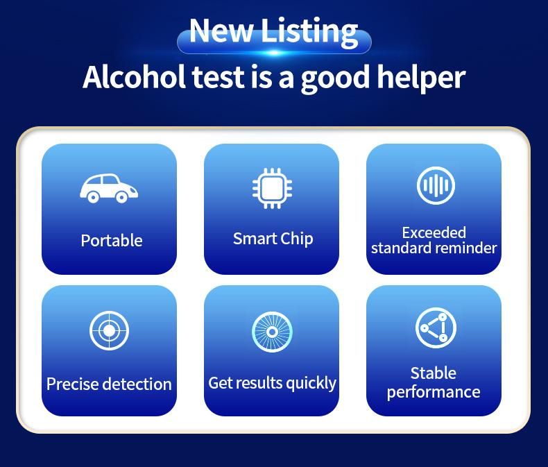 Drive Safe Digital Breathalyzer Display Beer Alcohol Tester