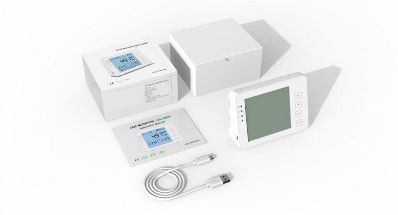 Temperature, Humidity and CO2 Monitor Data Logger with Ndir Sensors