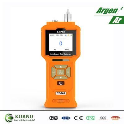 IP66 Portable Argon Gas Detector Ar Detector (0-100%VOL)