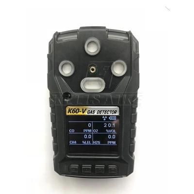 New Design Battery Powered Handheld Multi-Gas Detector Top Sensors