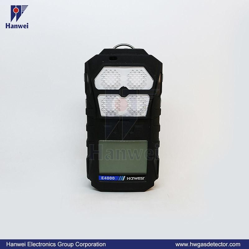 Replaceable Sensor 4 in 1 Multi-Gas Detector Connected to The Computer for Additional Data Upload Function