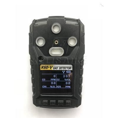 Portable Five Gases Detector Toxic Combustible Gas Leakage Detection CE Certification