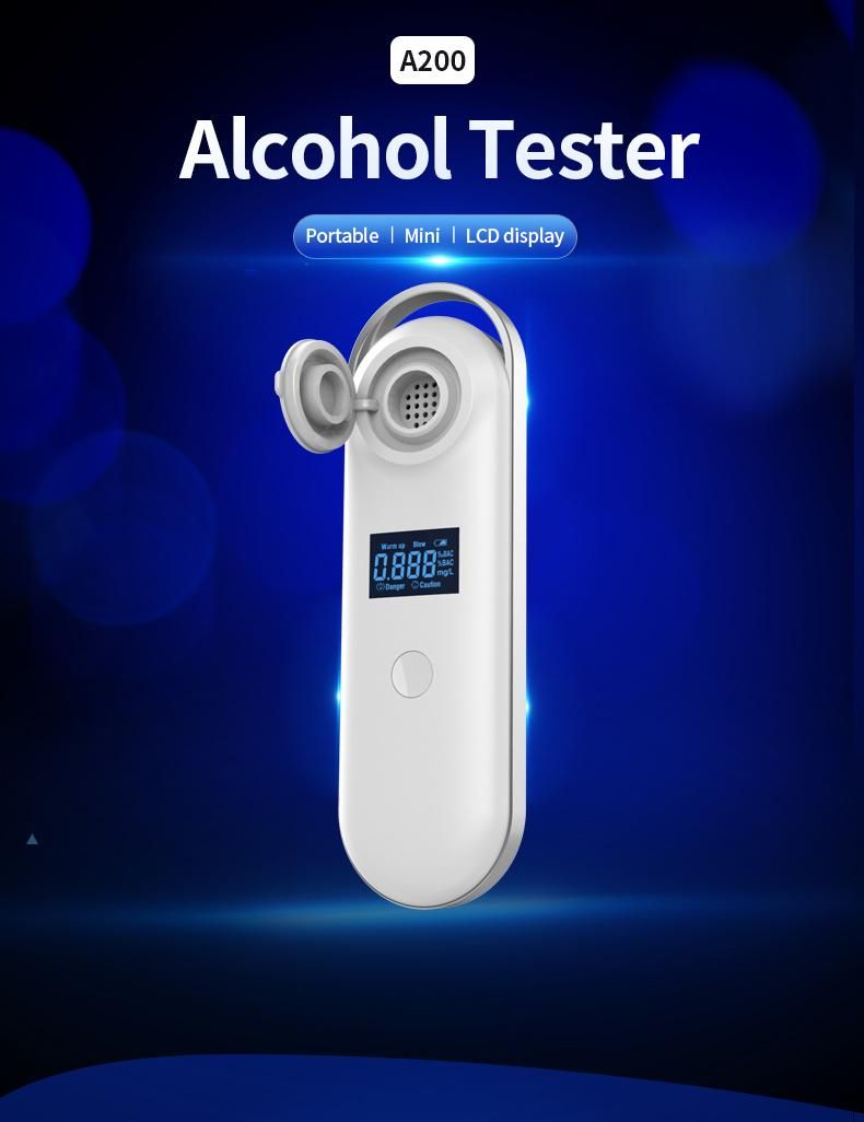 LCD Alcohol Tester Breathalyzer Analyzer Alcohol Tester with Data Logger