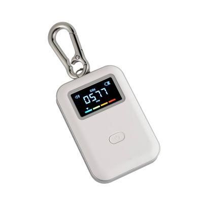 Mini Boxed Air Quality Detector Monitors Carbon Dioxide CO2 Sensor, Real-Time Update of Data Is Stable and Accurate