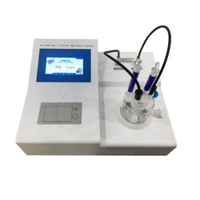 GB7600 Fully Automatic Karl Fischer Water Content Tester Tp-2100