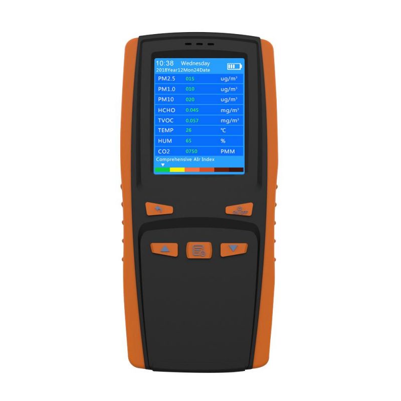 Portable CO2/Pm2.5/Pm1.0/Pm10 Air Monitor CO2 Meter CO2 Sensor