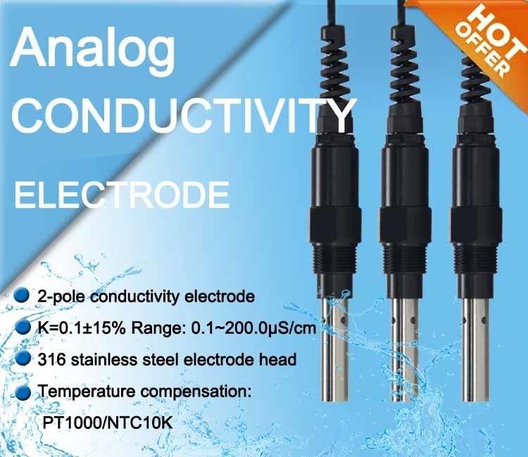 PT1000 Electrical Conductivity Electrode Salinity Sensor