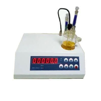 Digital Display Lubricating Oil Karl Fischer Water Content Testing Machine