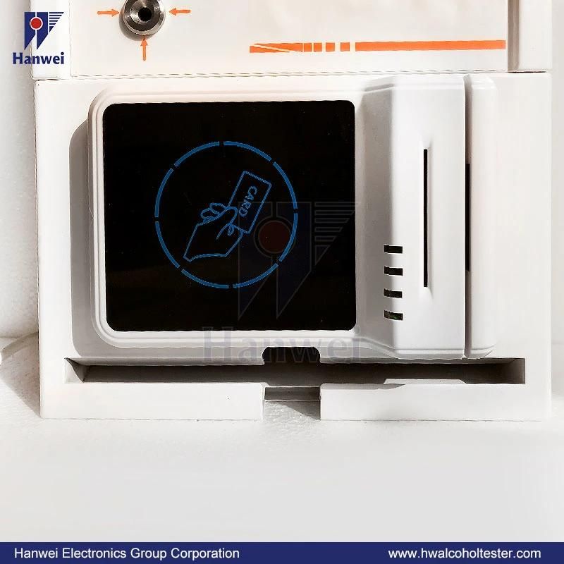 Coin-Operated Breathalyzer Vending Machine with Credit Card Reader Port for America