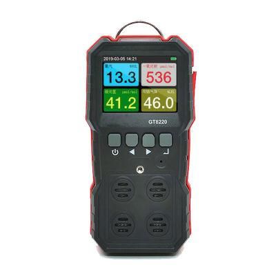Portable 4 in 1 Gas Detector O2 H2s Oxygen Carbon Monoxide Hydrogen Sulfide Combustible Gas Content Test Meter