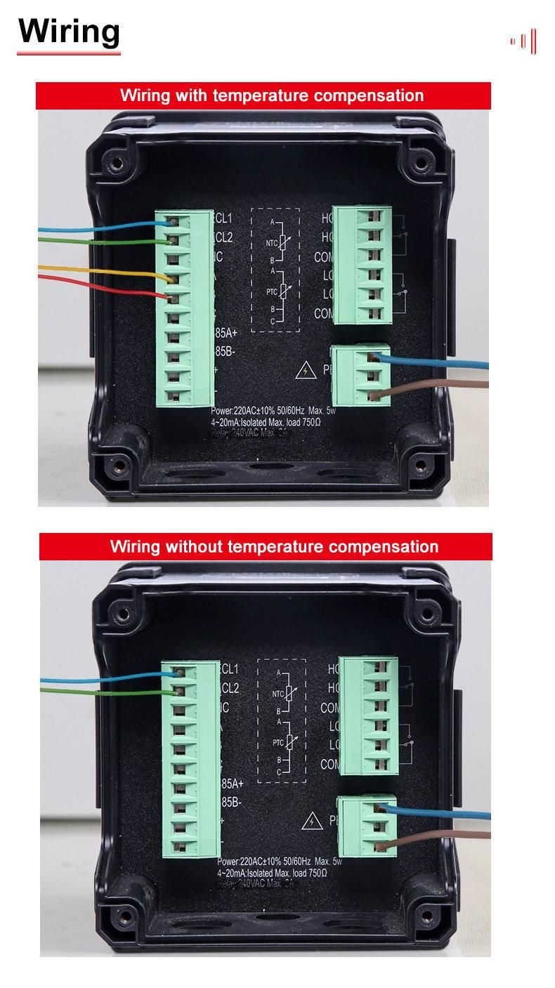 pH Ec Controller with Dosing Pump Continuous pH Ec Meter