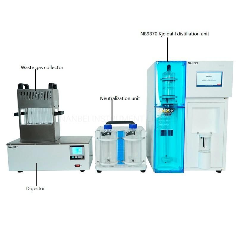 Kjeldahl Nitrogen Protein Analyzer in Food, Feed, Meat, Grain