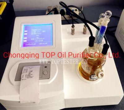 Hot Sale Tp-2100 Karl Fischer Reagent Water Content Tester for Petroleum Oil