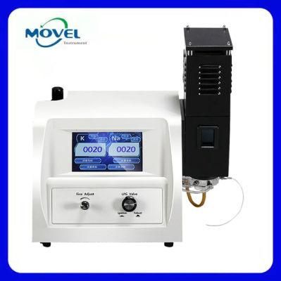 China Manufacture Professional Supply Laboratory Stable Rapid Analysis Flame Photometer 0.01ppm Sensitivity 7 Inch LCD Touch Screen