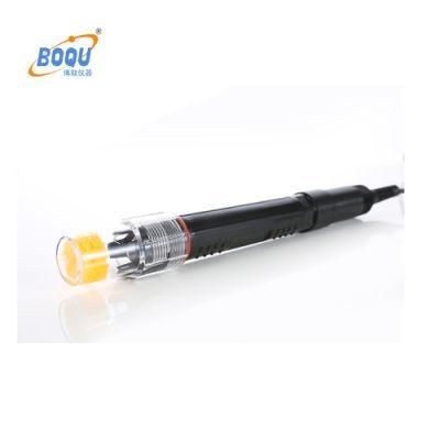 Boqu pH8011 China Supplier 3/4NPT Pipe Thread PTFE Material Antimony pH Electrode Sensor Probe